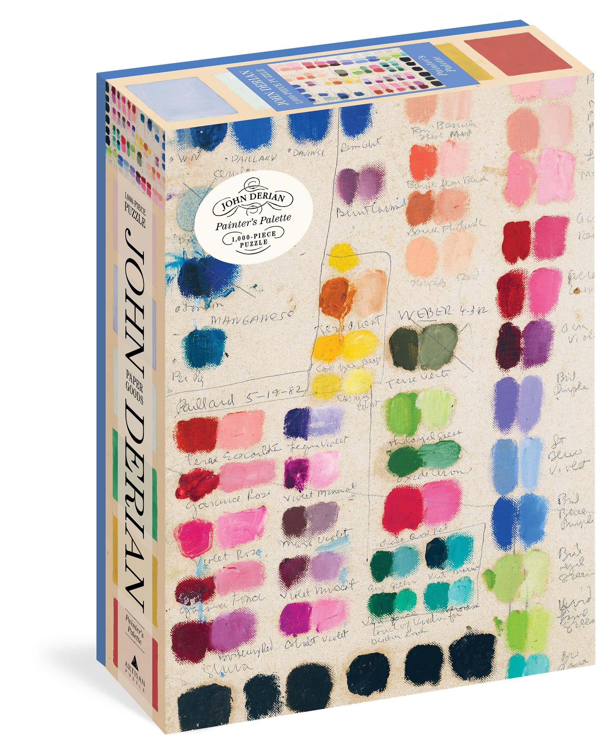John Derian Paper Goods: Painter'S Palette 1,000Piece Puzzle (Artisan Puzzle)