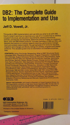 DB2: The Complete Guide to Implementation and Use,Used