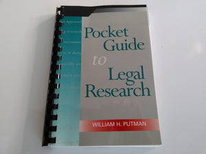 Pocket Guide to Legal Research, Spiral bound Version,New