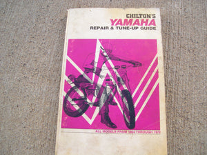 Chilton's new repair and tuneup guide for the Yamaha,Used