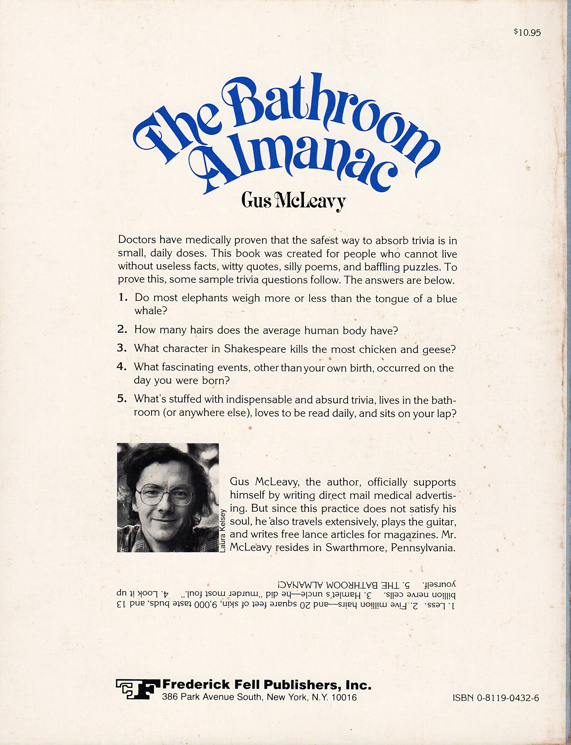 Bathroom Almanac,Used