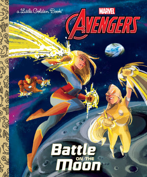 Battle on the Moon (Marvel Avengers) (Little Golden Book),New