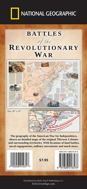 Battles Of The Revolutionary War Map
