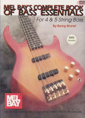 Complete Book of Bass Essentials Book w/ DVD set,Used
