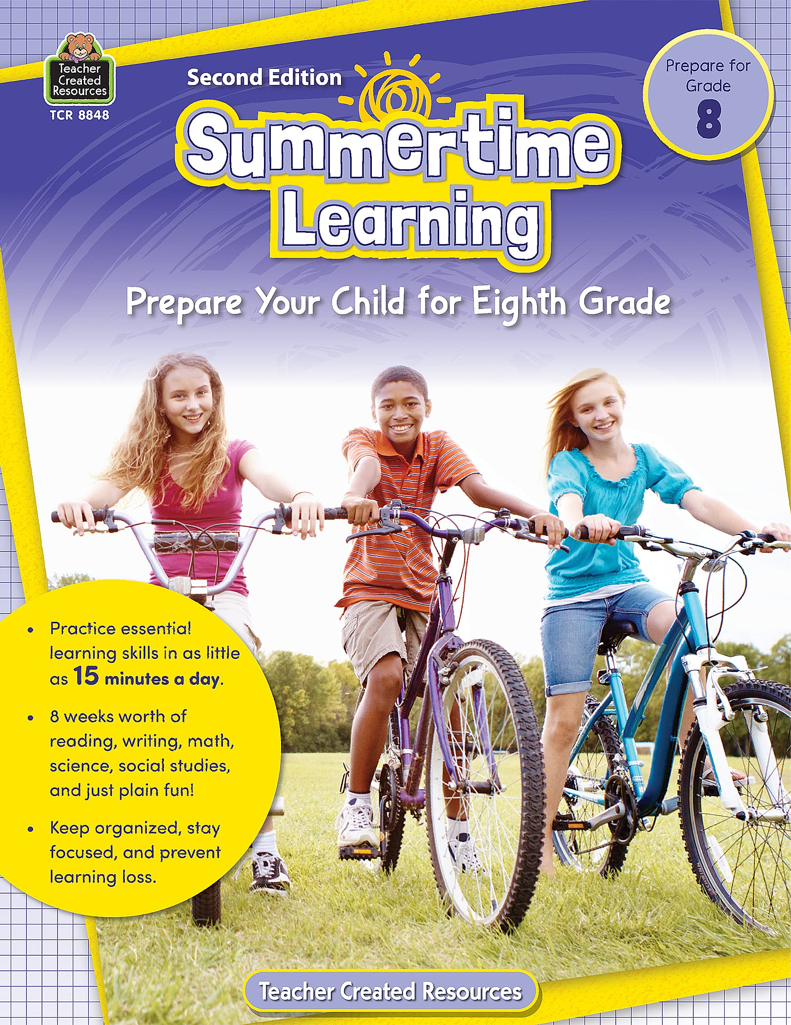 Summertime Learning, Second Edition (Prep. For Gr. 8),Used