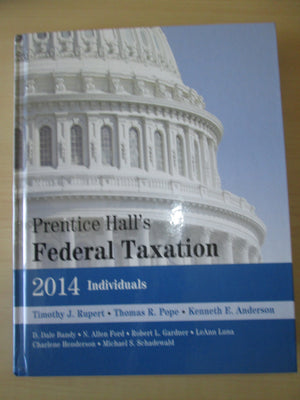 Prentice Hall's Federal Taxation 2014, Individuals (Prentice Hall's Federal Taxation Individuals),New