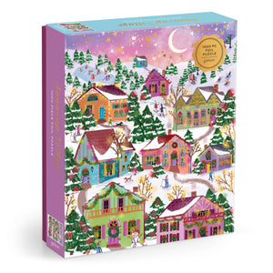 Snowcap Village 1000Pc Foil Puzzle