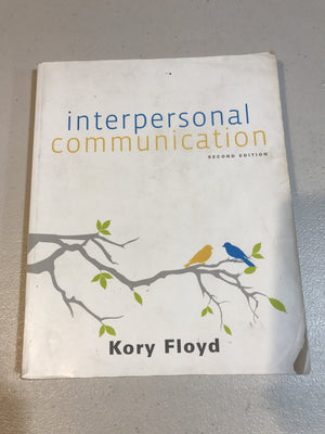 Interpersonal Communication  Standalone book,Used
