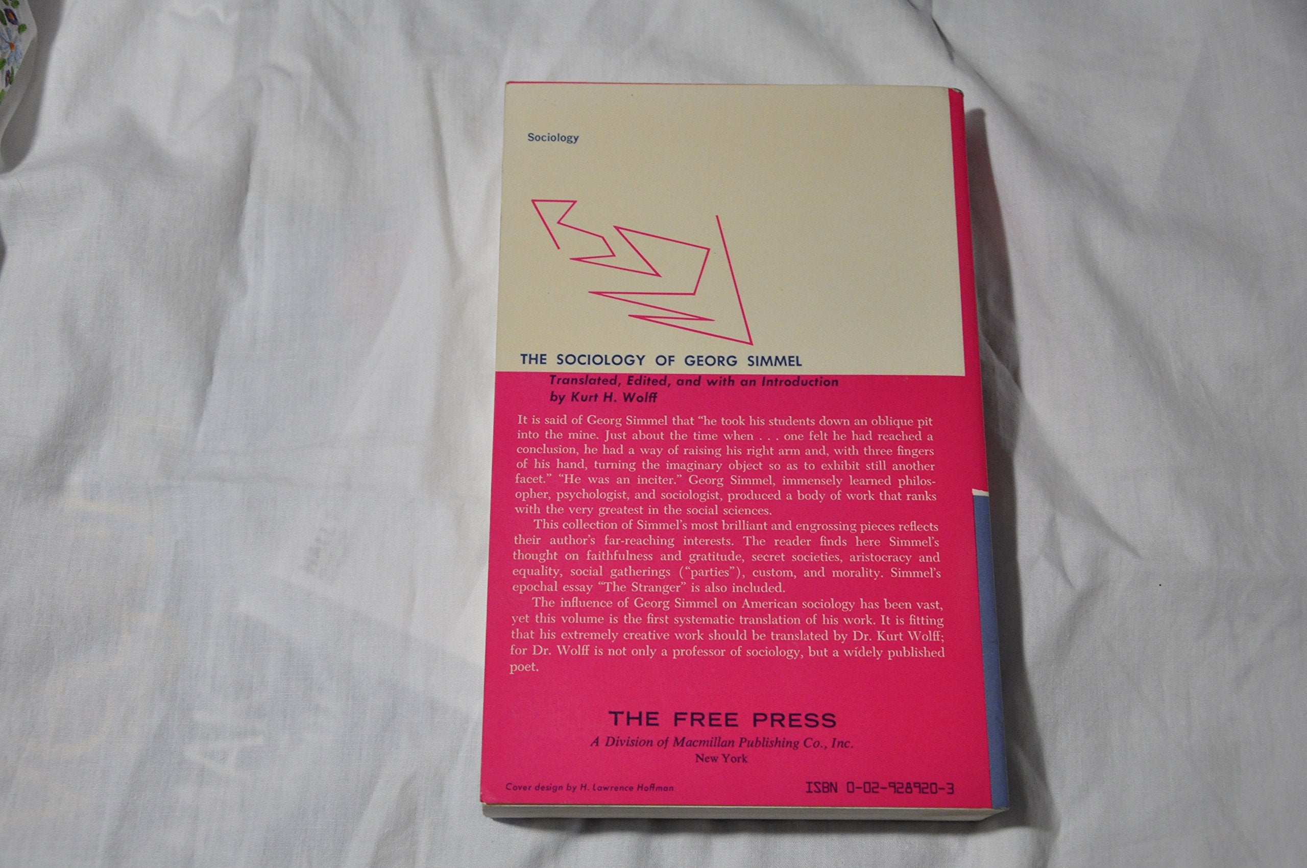 The Sociology of Georg Simmel,New