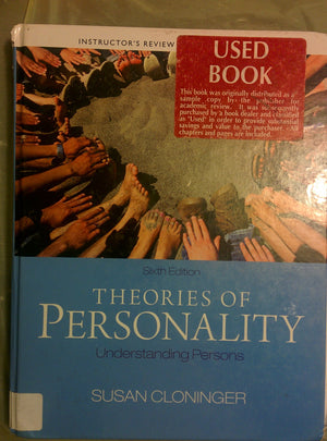 Theories Of Personality: Understanding Persons (6Th Edition),Used