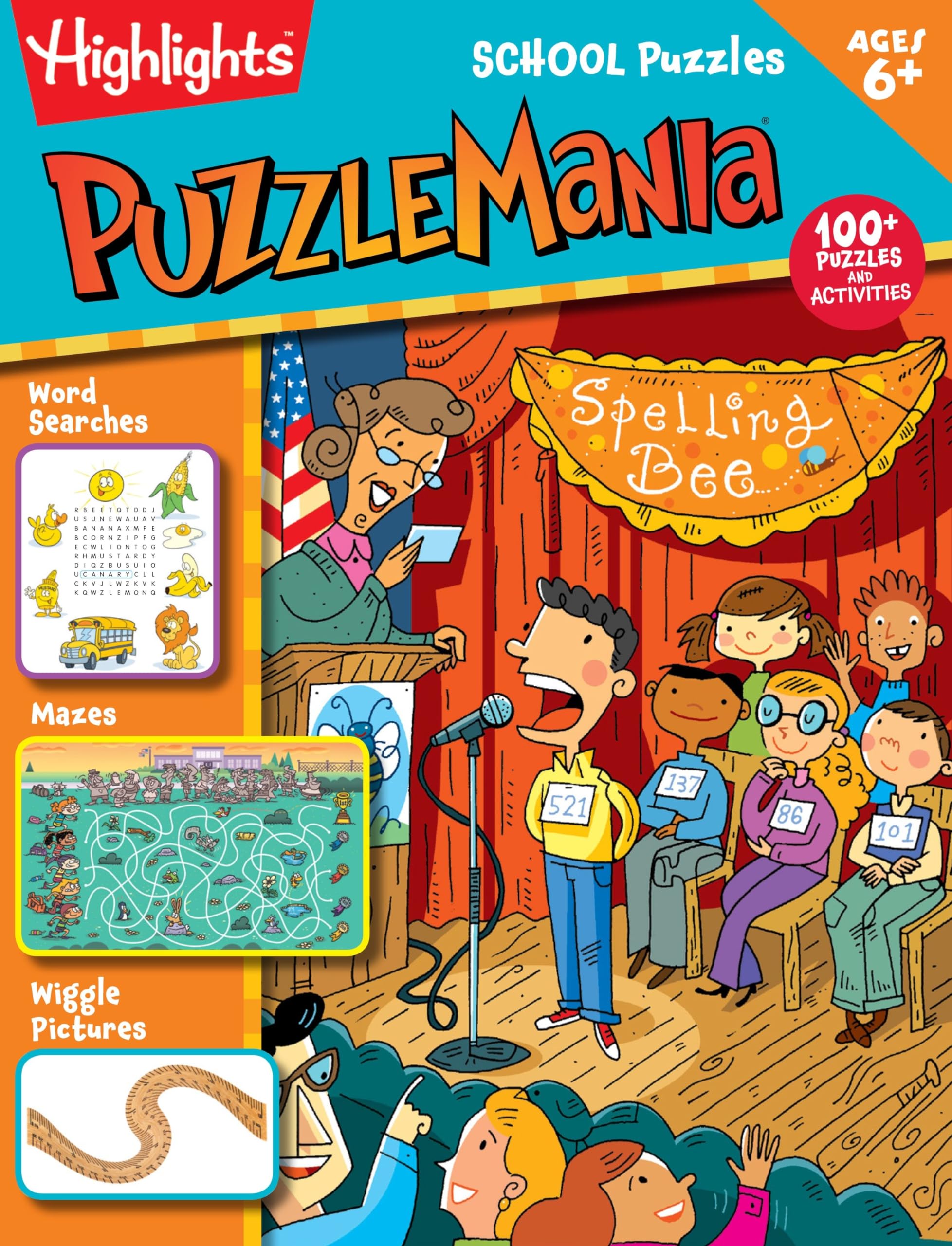 School Puzzles (Highlights Puzzlemania Activity Books),Used