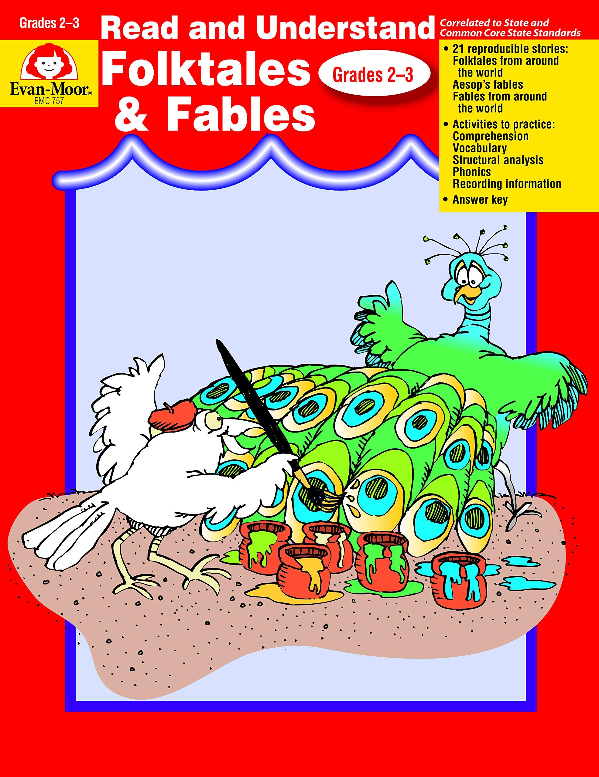 Read and Understand Folktales & Fables,Used
