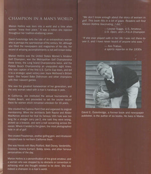 Champion in a Man's World: A Biography of Marion Hollins,Used