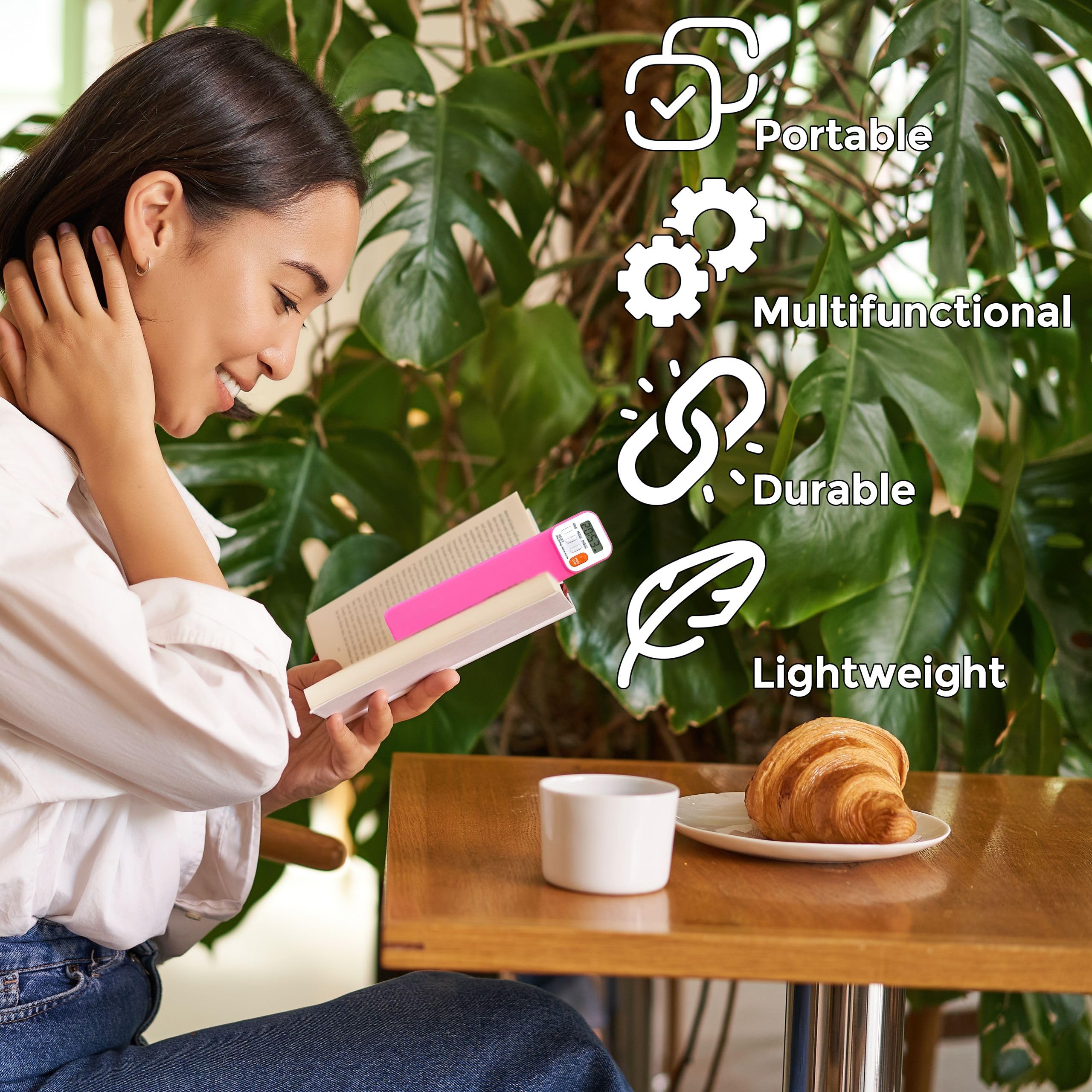 MarkMyTime  Digital Bookmark  Mark My Time Reading Timer and Book Mark for Kids, Cool Bookmarks and Reading Incentives, Grea,New