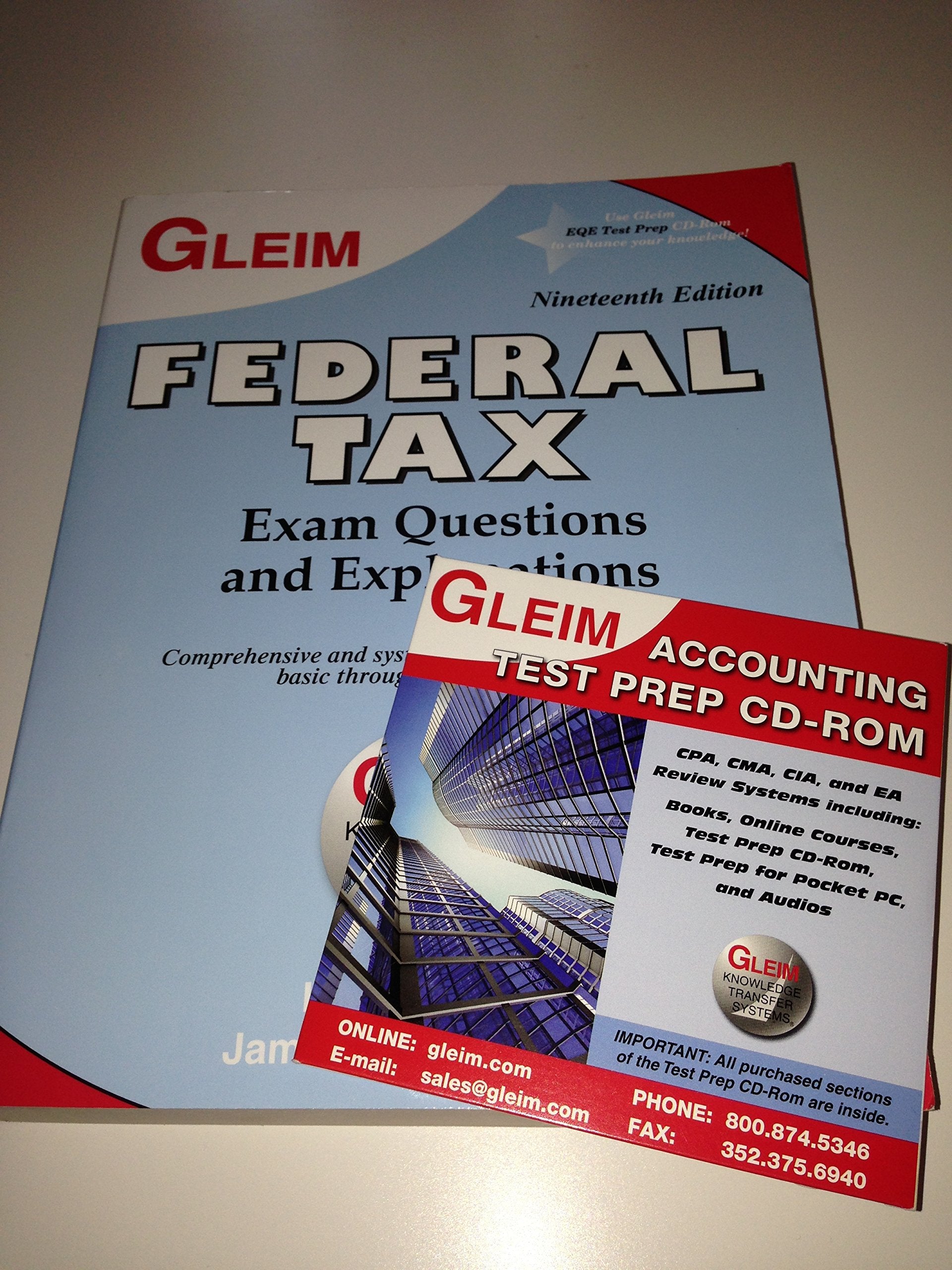 Federal Tax Exam Questions and Explanations,Used