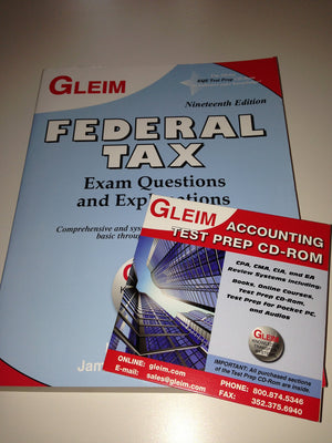 Federal Tax Exam Questions and Explanations,Used