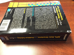 ADTs, Data Structures, and Problem Solving with C++,Used