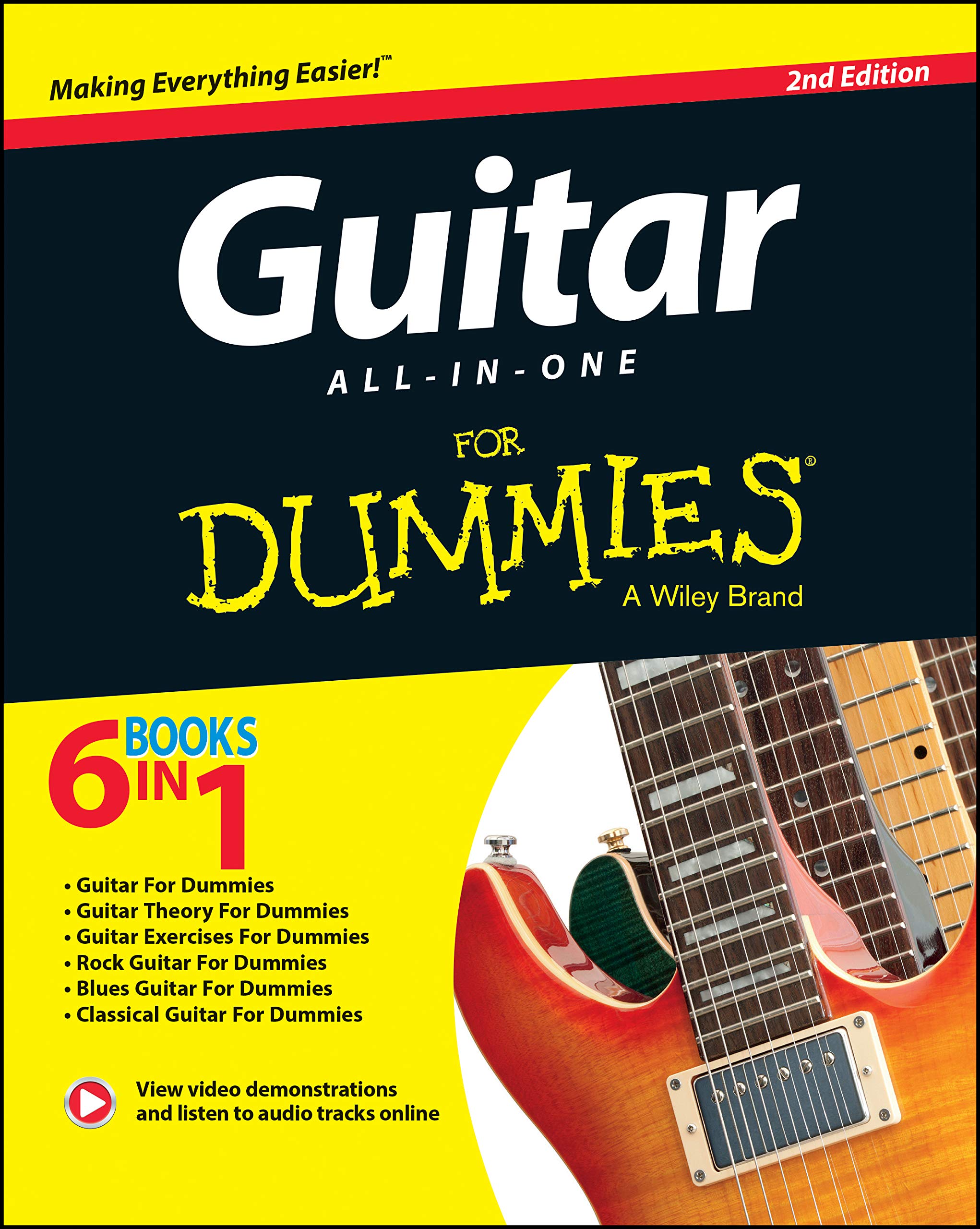 Guitar Allinone For Dummies: Book + Online Video And Audio Instruction