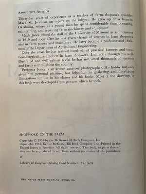 Shopwork on the Farm,Used