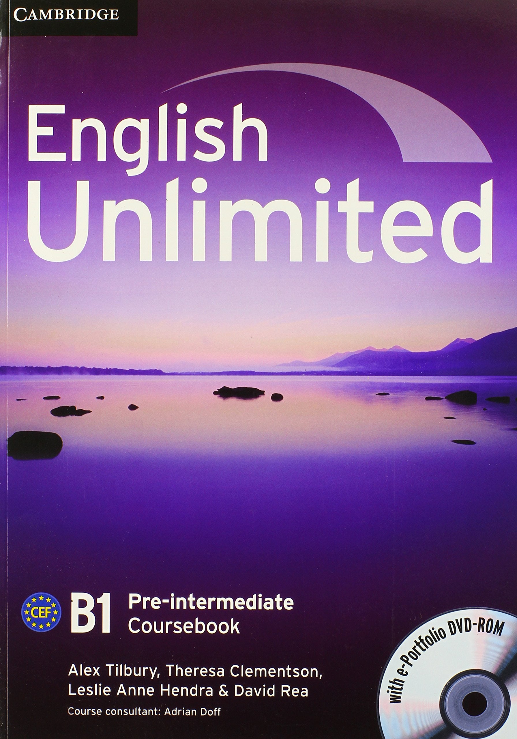 English Unlimited Preintermediate Coursebook with ePortfolio,Used