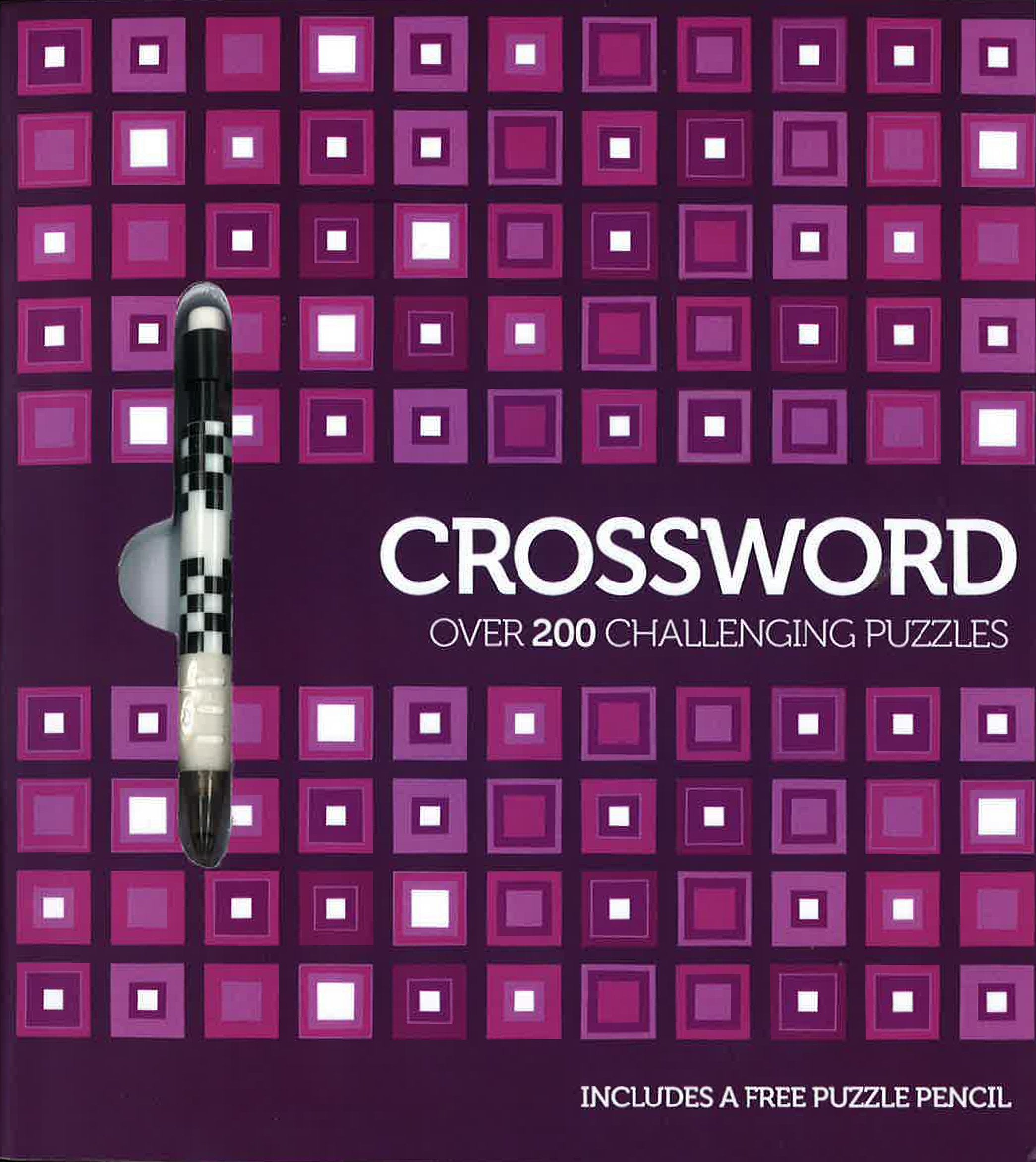 Crossword Puzzles W/ Pencil,Used