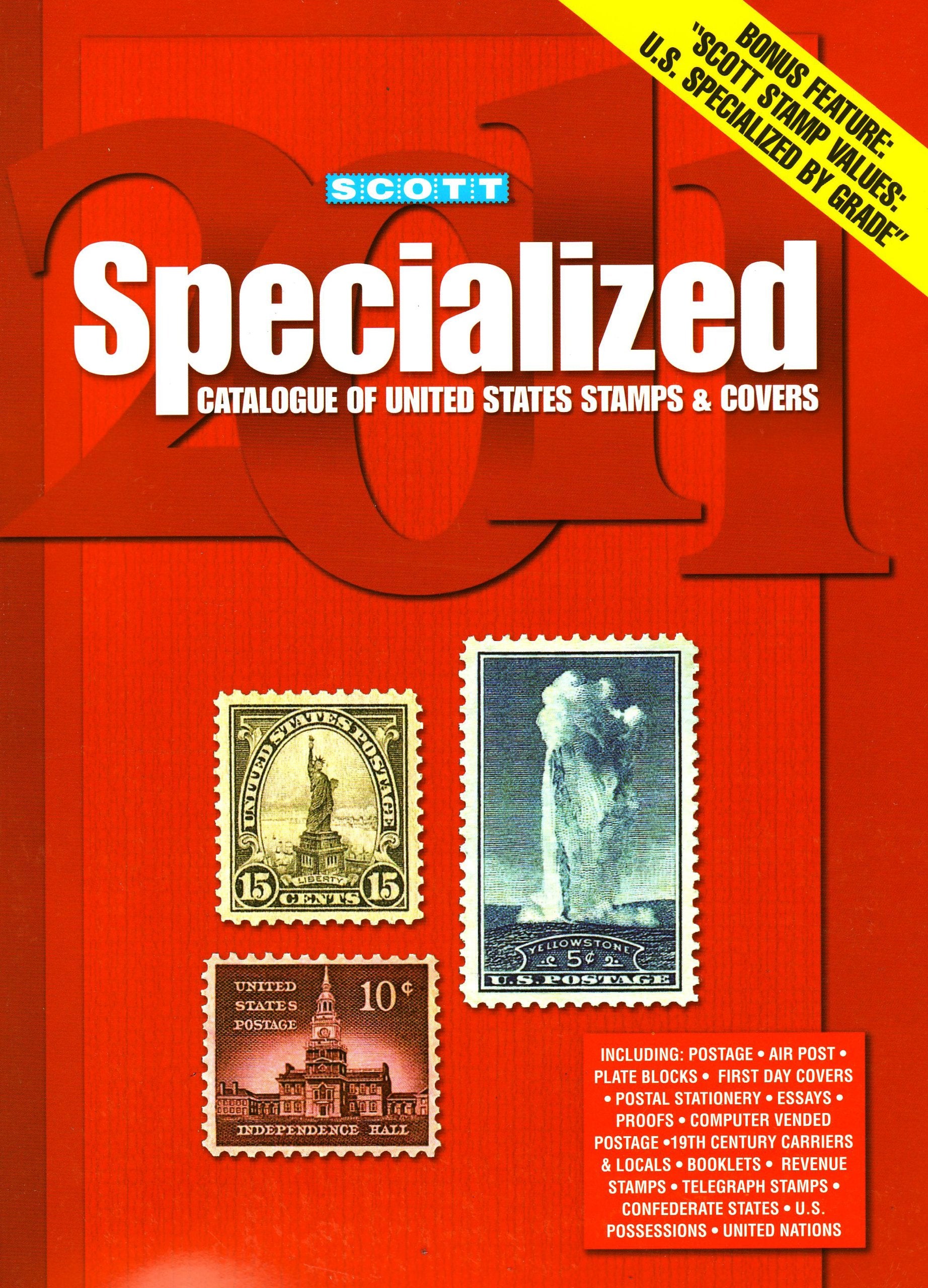 Scott Specialized Catalogue of United States Stamps & Covers 2011,Used