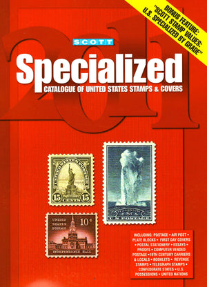 Scott Specialized Catalogue of United States Stamps & Covers 2011,Used