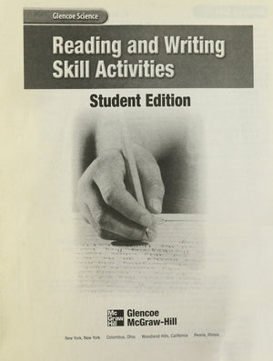 Reading and Writing Skill Activities (Glencoe Science),Used