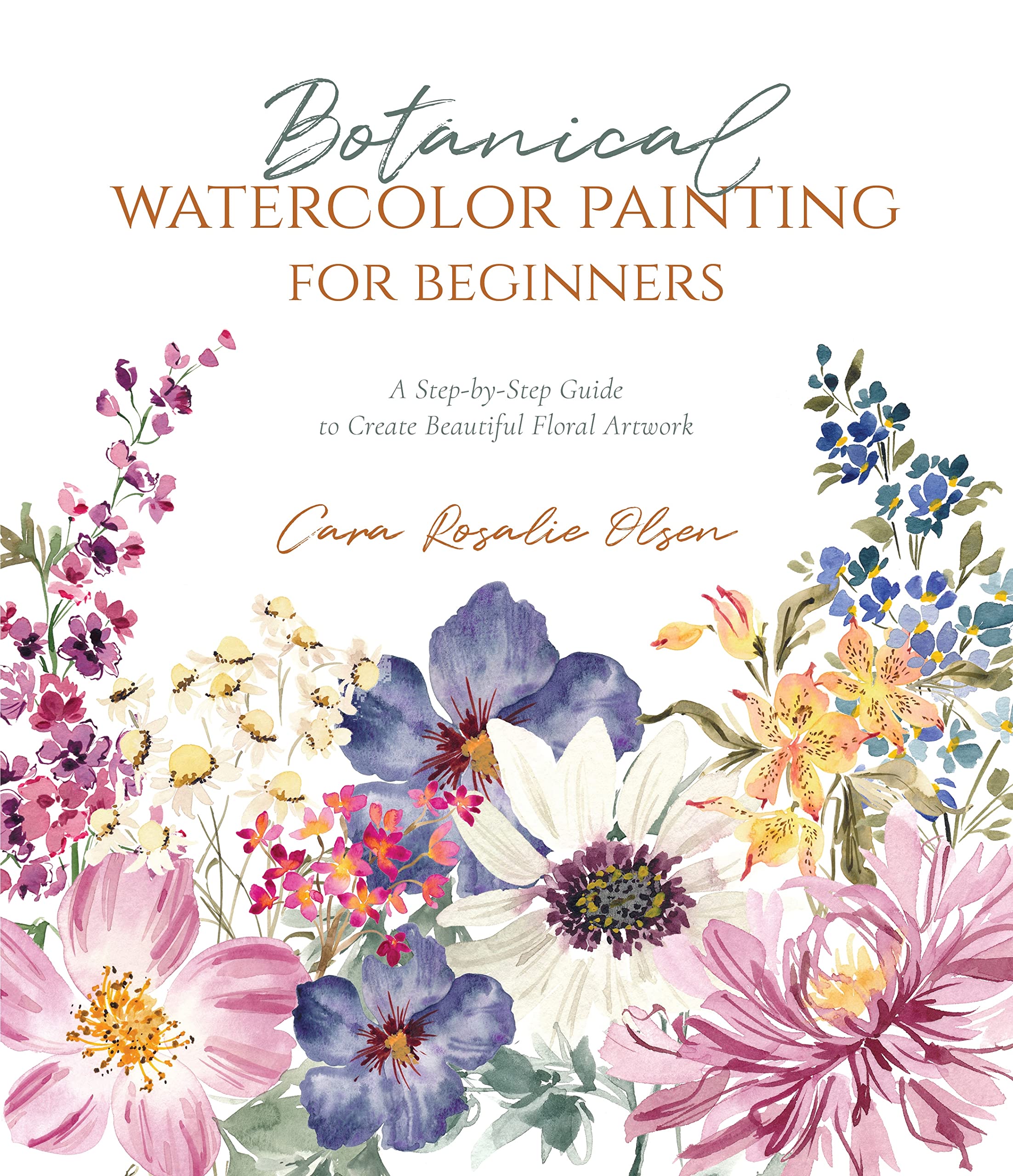Botanical Watercolor Painting For Beginners: A Stepbystep Guide To Create Beautiful Floral Artwork,Used