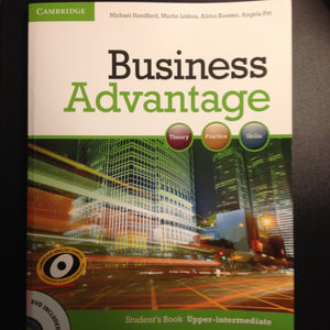 Business Advantage Upperintermediate Student's Book with DVD,Used