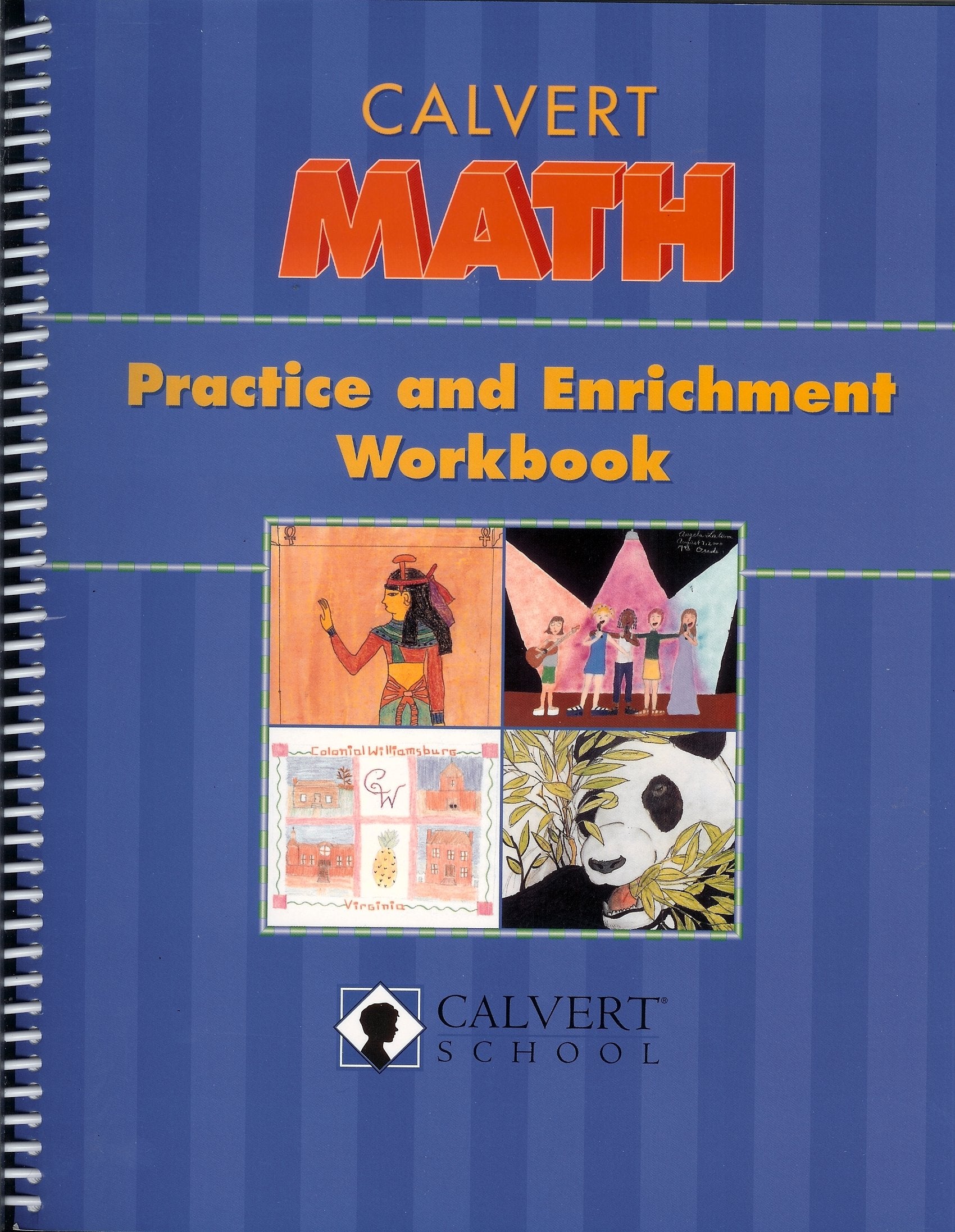 Calvert Math Practice and Enrichment Workbook (7th grade) (Calvert Math, 7th Grade),Used