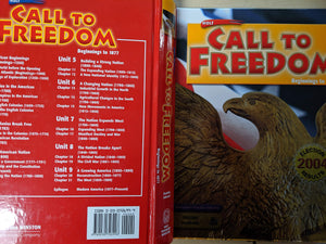 Holt Call To Freedom: Beginnings To 1877: Student Edition 2005,New