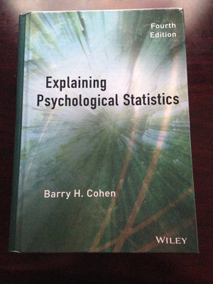 Explaining Psychological Statistics,Used