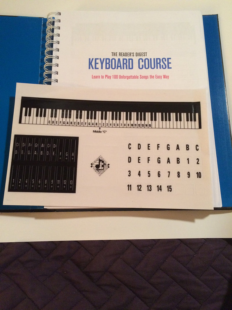The Reader's Digest Keyboard Course: Learn to Play 100 Unforgettable Songs the Easy Way,New