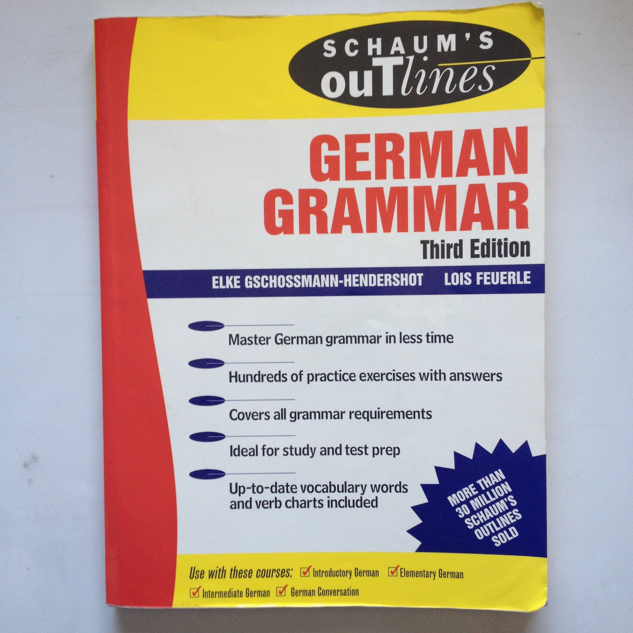 Schaum'S Outline Of German Grammar,Used