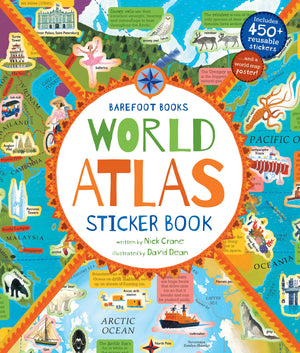 Barefoot Books World Atlas Sticker Book (Barefoot Sticker Books),Used