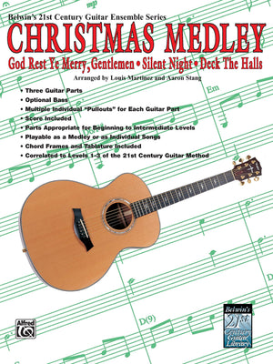 Belwin's 21st Century Guitar Ensemble  Christmas Medley: Score & Parts (Belwin's 21st Century Guitar Course),Used