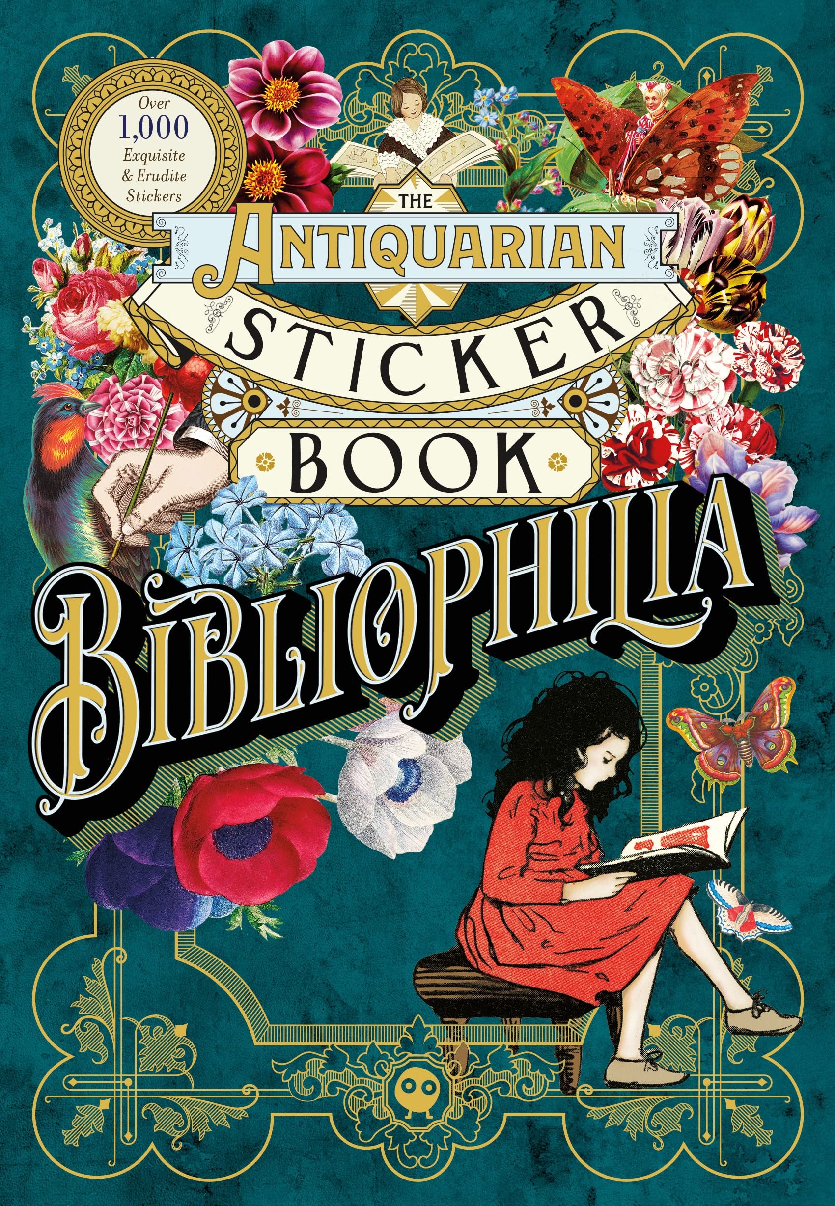 The Antiquarian Sticker Book: Bibliophilia (The Antiquarian Sticker Book Series),New