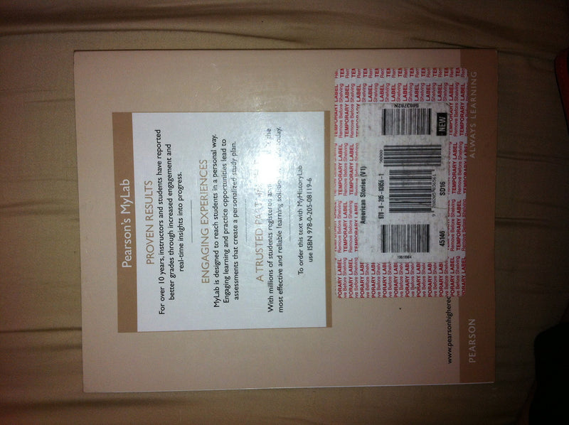 American Stories: A History of the United States: 1,Used