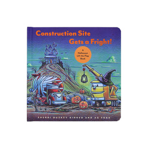 Construction Site Gets a Fright!: A Halloween LifttheFlap Book (Goodnight, Goodnight, Construc),Used