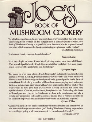 Joe's Book of Mushroom Cookery,Used