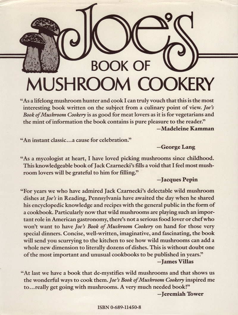 Joe's Book of Mushroom Cookery,Used