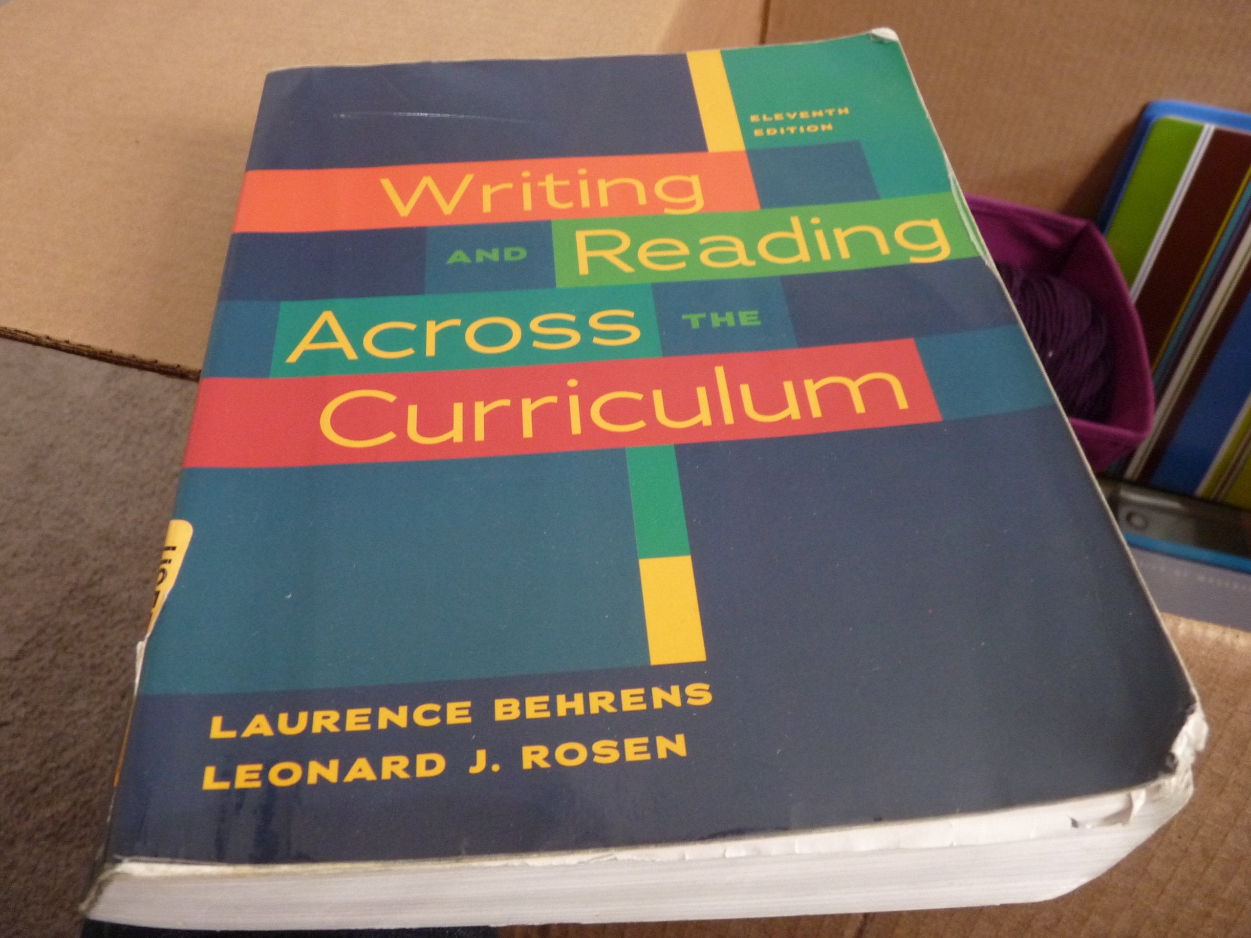Writing and Reading Across the Curriculum (11th Edition),New