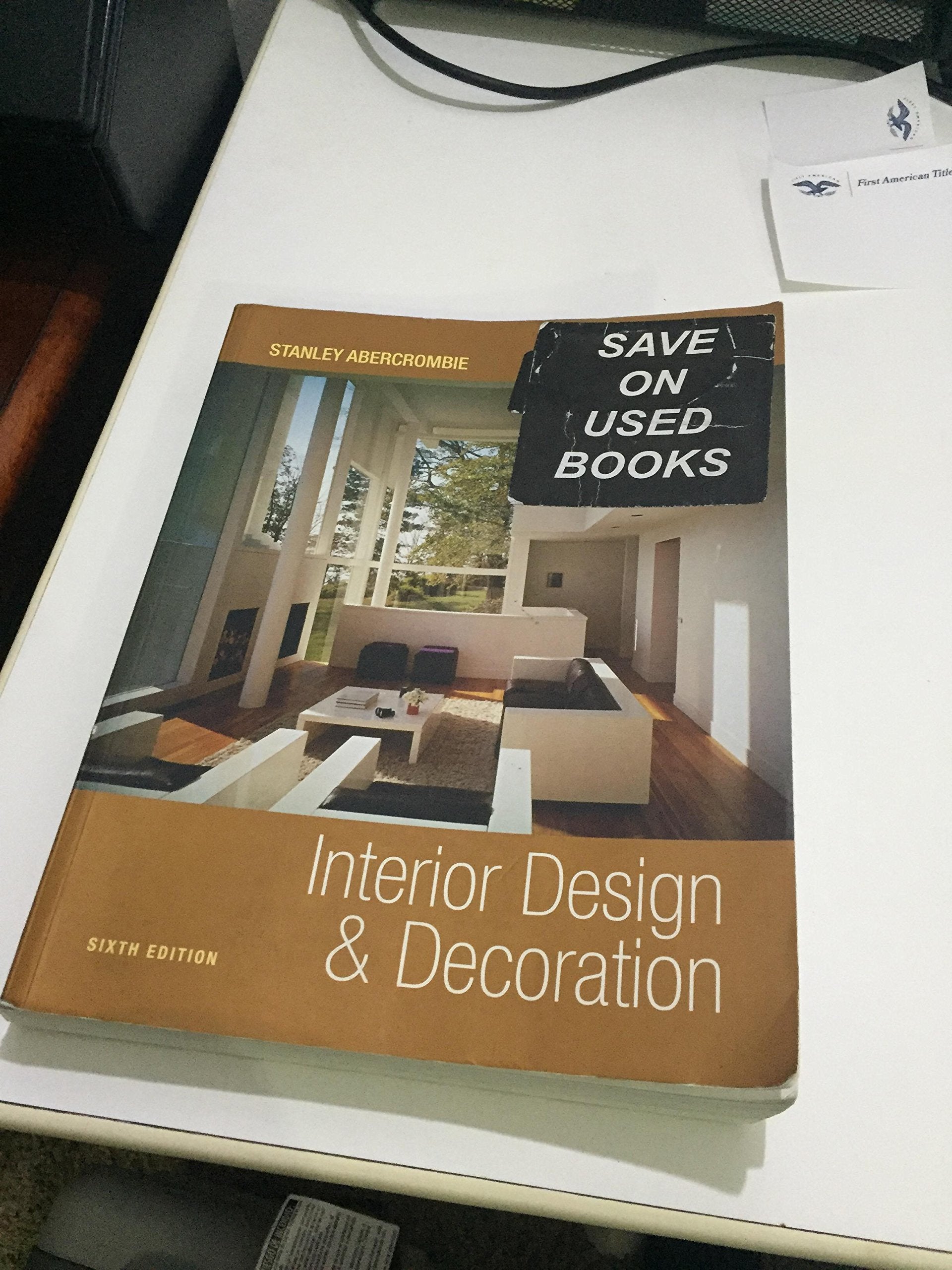 Interior Design and Decoration,Used