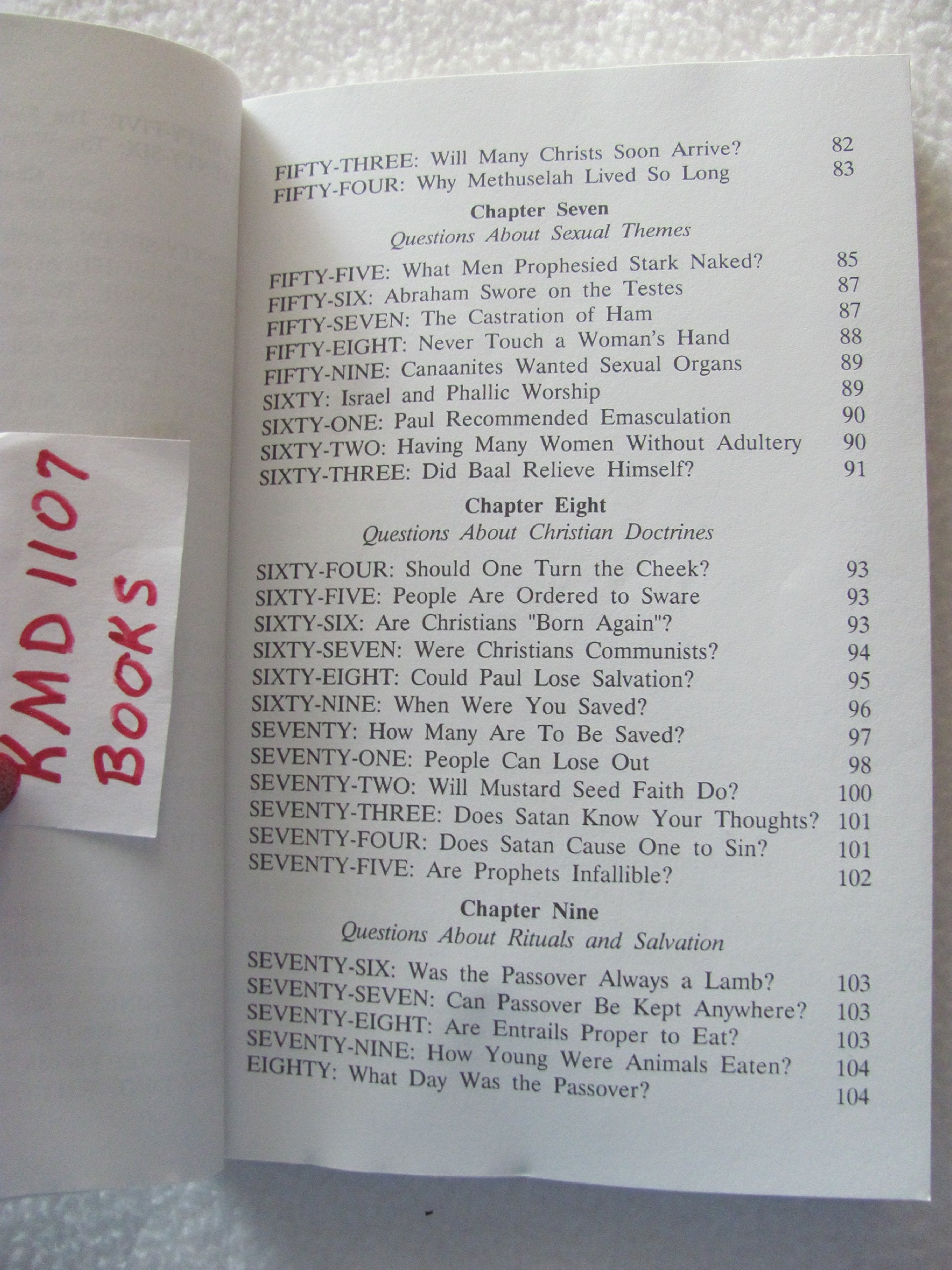 101 Bible Secrets That Christians Do Not Know,New