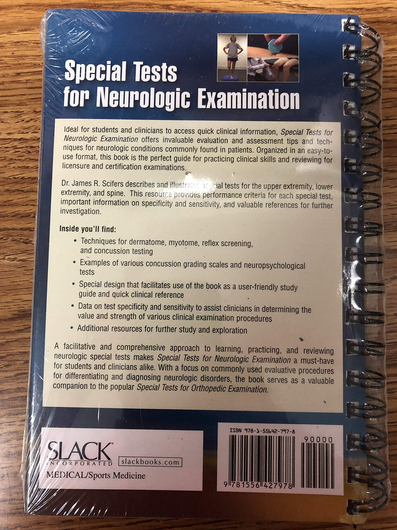 Special Tests for Neurologic Examination,Used