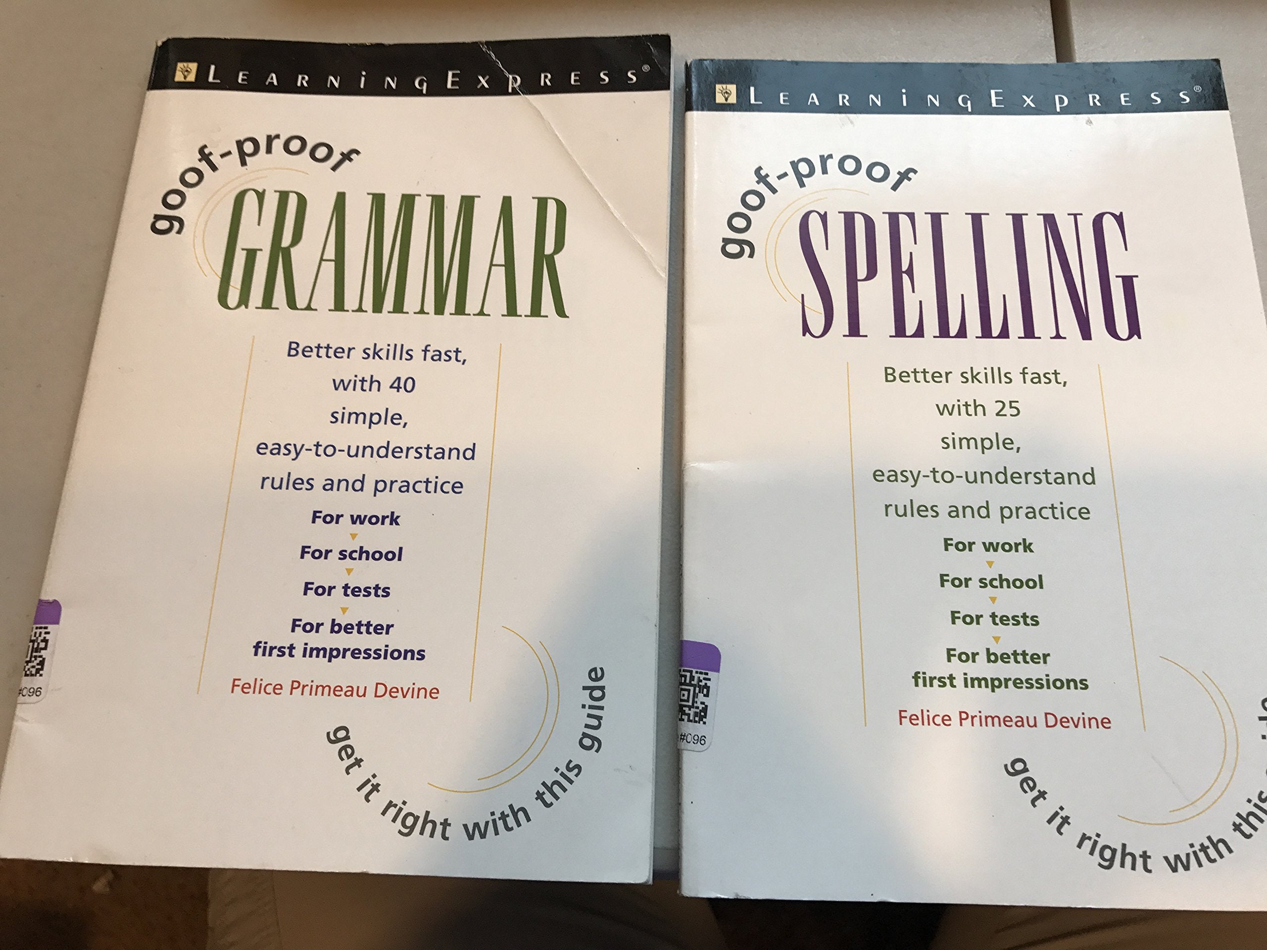 GoofProof Spelling,New