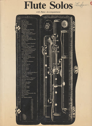 Flute Solos with Piano Accompaniment #38,New