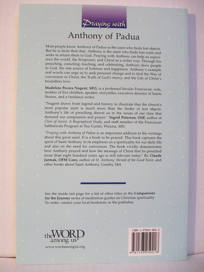 Praying With Anthony of Padua,Used
