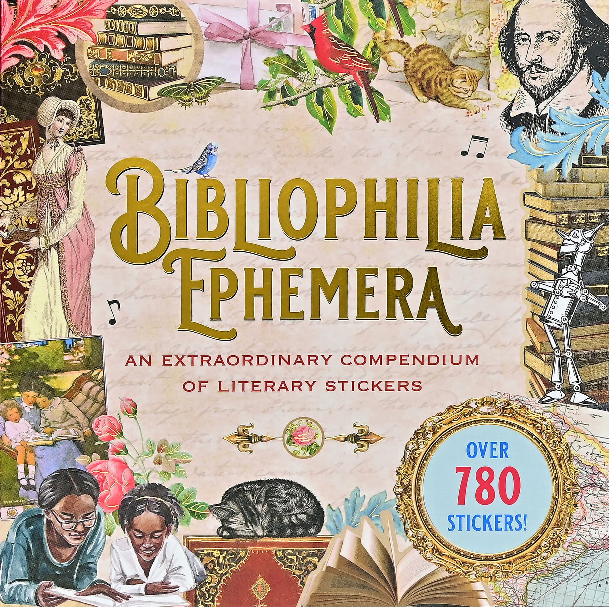 Bibliophilia Ephemera Sticker Book (over 780 stickers) (Sticker Books)